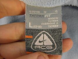 Nike ACG GIRLS SKY LIGHT BLUE &amp; GREY THERMA FIT ALL CONDITION GEAR FLEEC... - $22.17