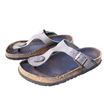 Birkenstock Gizeh Women Sandals Brown Taupe Size  EU 38 US 7.5 FLAWS - £17.00 GBP
