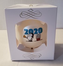 Snoopy Santa 2020 Peanuts limited edition Christmas ball ornament - new in box ! - $24.99