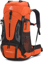 60L Waterproof Lightweight Hiking Backpack with Rain Cover,Outdoor Sport Travel - £40.88 GBP