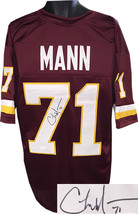 Charles Mann signed Maroon TB Custom Stitched Pro Style Football Jersey ... - £99.08 GBP