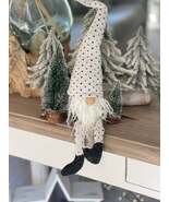 Sitting Dangly Legged Black and White Spotted Gonk - $24.61 CAD