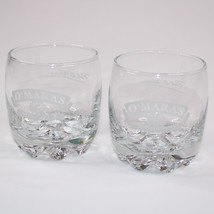 2 Pat O&#39;Mara&#39;s Irish Country Cream Whiskey Rocks Glasses Signed Etched S... - $11.60