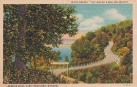 Lakeside Drive Lake Taneycomo Missouri MO Ozarks Postcard B09 - $2.99