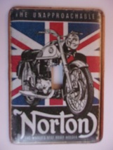 Norton Motorcycles Metal Light Switch Cover  - £7.37 GBP