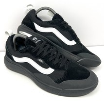Vans Men’s UltraRange Exo Skateboarding Sneaker Sz 9 Black Suede Mesh Shoe - $49.45