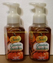 Bath Body Works Sweet Cinnamon Pumpkin Gentle Foaming Hand Soap 2 Bottles - £9.65 GBP