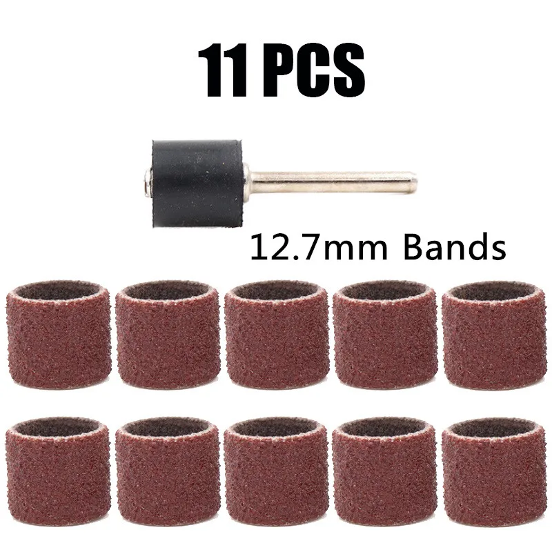 102pcs/set 80Grit Sanding Drums Kit Sanding  1/2 1/4 Inch Sand Mandrels Fit for  - £129.99 GBP