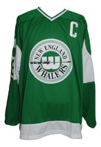 Any Name Number New England Whalers Retro Hockey Jersey Green Any Size - £39.30 GBP+