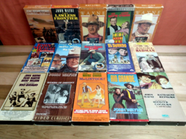 Mega John Wayne VHS Cassette Tape Movie Bundle - £38.07 GBP