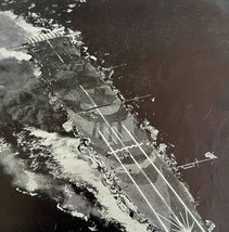 Japanese Carrier Bombed By US Navy Planes 1945 WW2 Photo Print Military ... - $39.99
