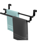 Over The Door Towel Rack Expandable Double Towel Holder For Kitchen Cabi... - $288.54 MXN