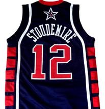 Amare Stoudemire #12 Team USA Basketball Jersey Navy Blue Any Size image 2