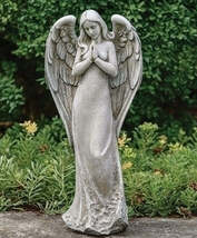 Praying Angel Garden  Statue 14.5" New #RM-037 - $2,953.40 MXN