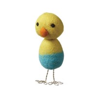 Springtime Cozies midwest-cbk Felted Easter Chick Easter Ornament chicken - $10.96