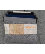 WARNERS BLISSFUL BENEFITS 3 PACK MICRO HI-CUT PANTIES SZ XXXL 10 GREY NA... - $12.99