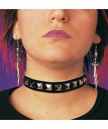 Womens Studded Choker Necklace Collar 80s 90s Punk Gothic Girl Ladies Co... - £4.55 GBP