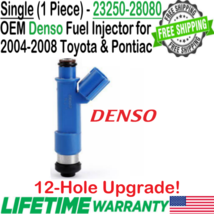 OEM x4 Denso 12-Hole Upgrade Fuel Injectors For 2004-2008 Toyota Corolla... - $150.47