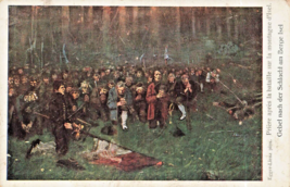 Prière Après La Bataille Sur La Montagne D&#39;isel German WW1 Military Postcard - £8.84 GBP