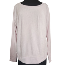 Juicy Couture Pink Crewneck Terry Sweatshirt Size XS - £19.38 GBP