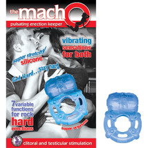 The Macho Pulsating Erection Keeper Blue - $17.08