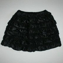 Hanna Anderson Girl&#39;s Black Ruffle Holiday Party Skirt size (100) 3 4 5 - $19.99