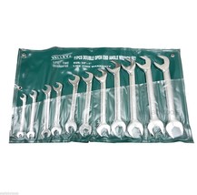 New 11Pc Double Open End Angle Wrench Set Size 3/8&quot; - 1&quot; Sae - £70.88 GBP
