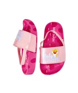 Baby Shark Sandals for Girls Size 9/10 Glitter Slides for Summer - £15.14 GBP