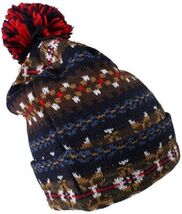 Staple Pigeon Beacon Beanie 1510X2988 Navy Pom Ball Knit Ski Skull Cap Hat - €17,35 EUR