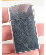 VINTAGE Zippo Lighter 1980 chrome scroll monogram engraved NO INITIALS - €21,66 EUR