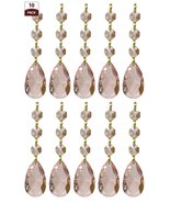 Royal Designs Replacement Chandelier Crystal Prism Pink K9 Quality Tear ... - $36.49 CAD+