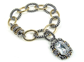 Western Style Bracelets w/ Magnetic Closure - BR-OB02013TTCRY - £25.79 GBP