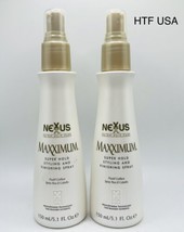2x Nexxus Maxximum Super Hold Styling And Finishing Spray  5 Oz ORIGINAL... - £40.67 GBP