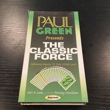 Paul Green The Classic Force MagicSmith VHS Video Tape  - £7.10 GBP