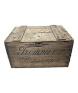 Exceptional Trommer&#39;s Beverages Wood Crate Brooklyn NY Prohibition Era B... - $841.16 CAD