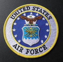 USAF US AIR FORCE EMBROIDERED PATCH 4 INCHES - £4.53 GBP