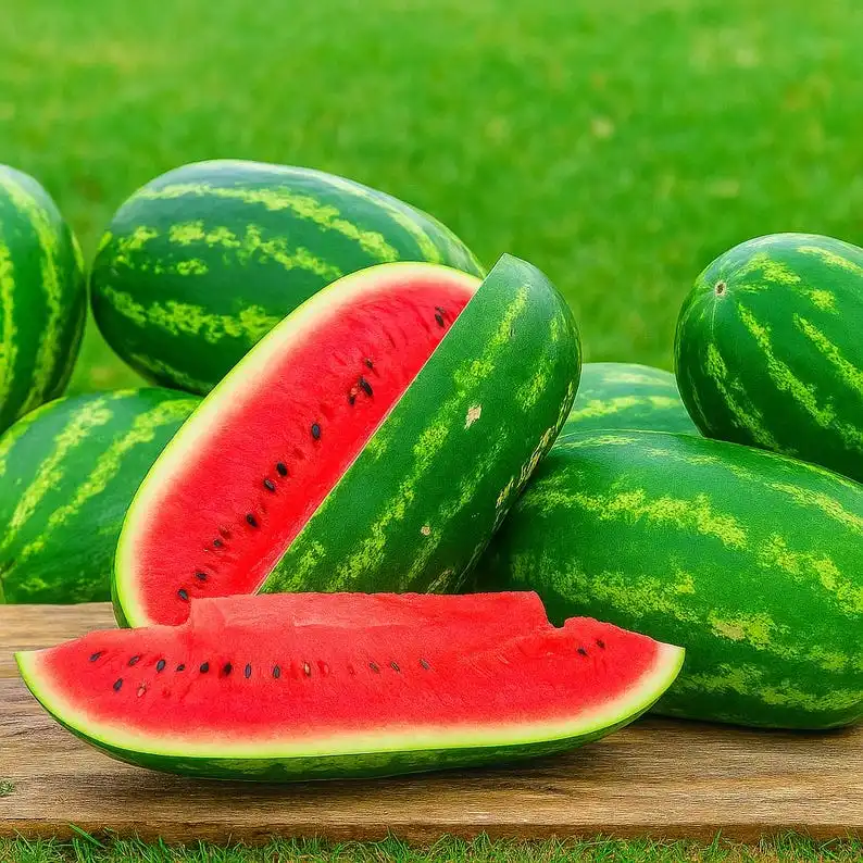 50 Sangria Watermelon Seeds, Sweet Red Flesh, Classic Heirloom Variety, ... - $12.99