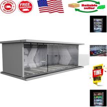 Compact 1/64 Scale Hot Wheels Diorama Display Case with Built-in LED Light - $626.60 MXN