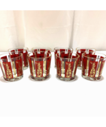 Vintage MCM Culver Lowball Glasses Set of 8 Phra Siam Devadhiraj Thai Go... - £113.20 GBP