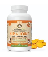 Hip and Joint Supplement for Dogs-Turmeric, Glucosamine. Dog Pain Relief... - $20.99