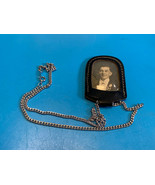 Old Vtg Collectible USN ID Badge On A Chain Necklace - £23.87 GBP