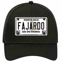 Fajardo Novelty Black Mesh License Plate Hat - £21.80 GBP