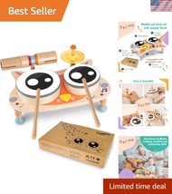 All-in-One Owl-Themed Drum Set for Kids - Safe &amp; Durable Musical Instrum... - $43.50