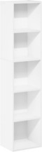 White 5-Tier Cube Furinno Luder Bookcase/Book/Storage. - $1,340.78 MXN