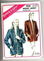 Misses Unlined Jacket Size 14 Vintage 2002 CUT Sewing Pattern - £6.08 GBP