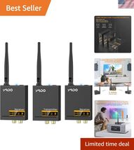 Dual Receiver 2.4Ghz Wireless Audio Transmitter - Unmatched Sound Quality - $185.11