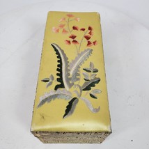 Vintage Antique Chinese Silk Embroidery Trinket Box 6x3x2.5 Inch - £14.01 GBP