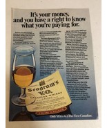 1976 Seagrams VO Canadian Whisky Vintage Print Ad pa7 - $152.62 MXN