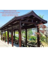 Chinese Style Covered Corridor, Anticorrosive Solid Wood (High End)  - $204.76 CAD