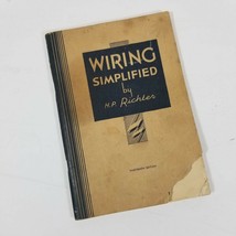 1940 Wiring Simplified Richter Original 13th Edition Vintage Electrical Manual - £14.21 GBP